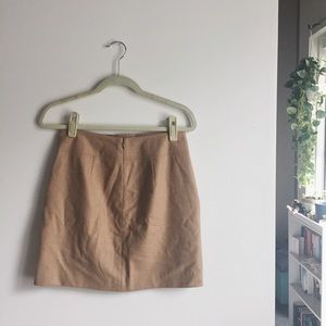 ✨ last chance! • camel colored skirt • LOFT
